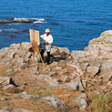 <desc>Painter at Gudhjem, fot: Cees van Roeden</desc>