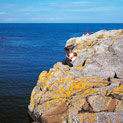 <desc>Rocks at Gudhjem Harbour, fot: Henrik Stenberg</desc>
