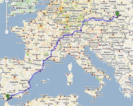Mapa trasy: Historyjki z Maroka